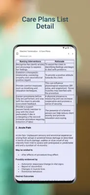 Nursing Care Plans List android App screenshot 0