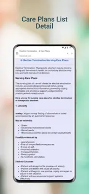 Nursing Care Plans List android App screenshot 1